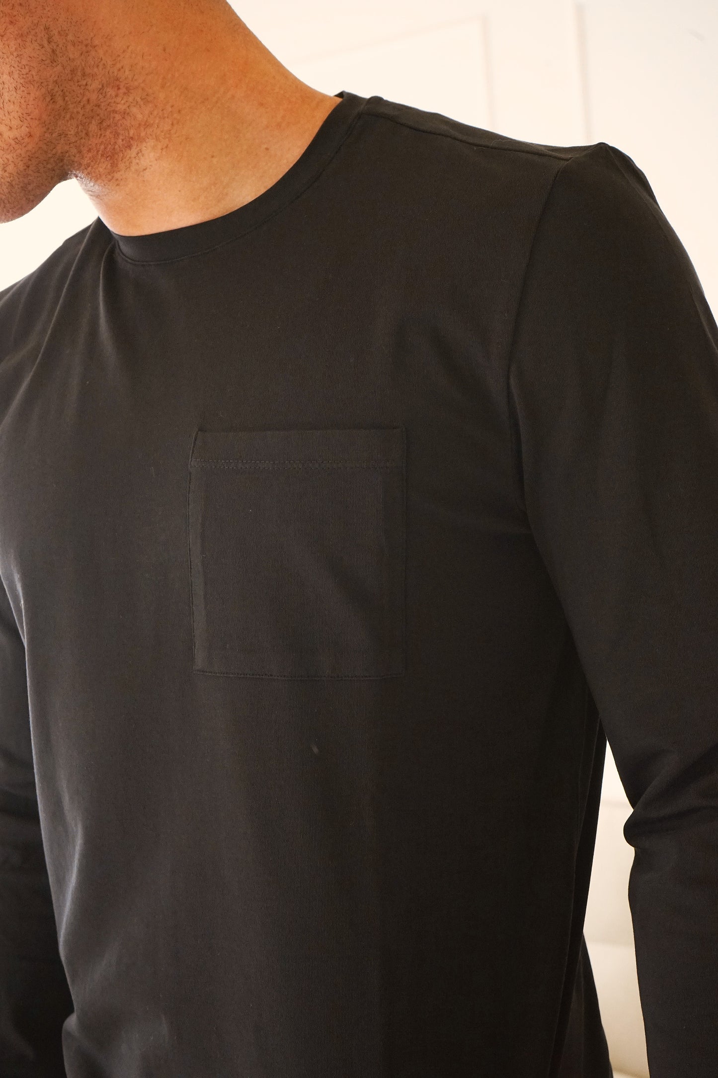 Long Beach Black Long Sleeve Tee