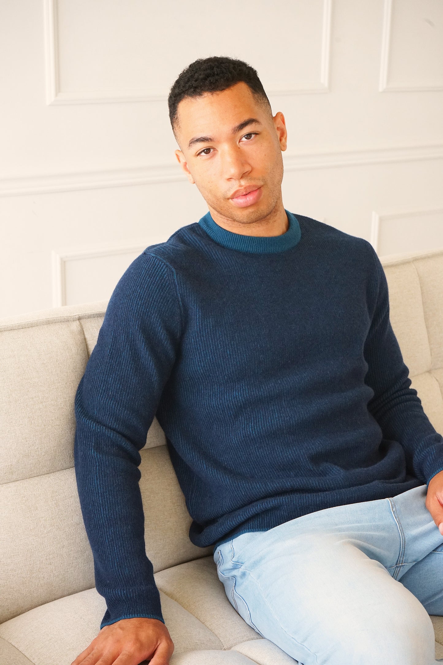 Stanley Navy Teal Crewneck