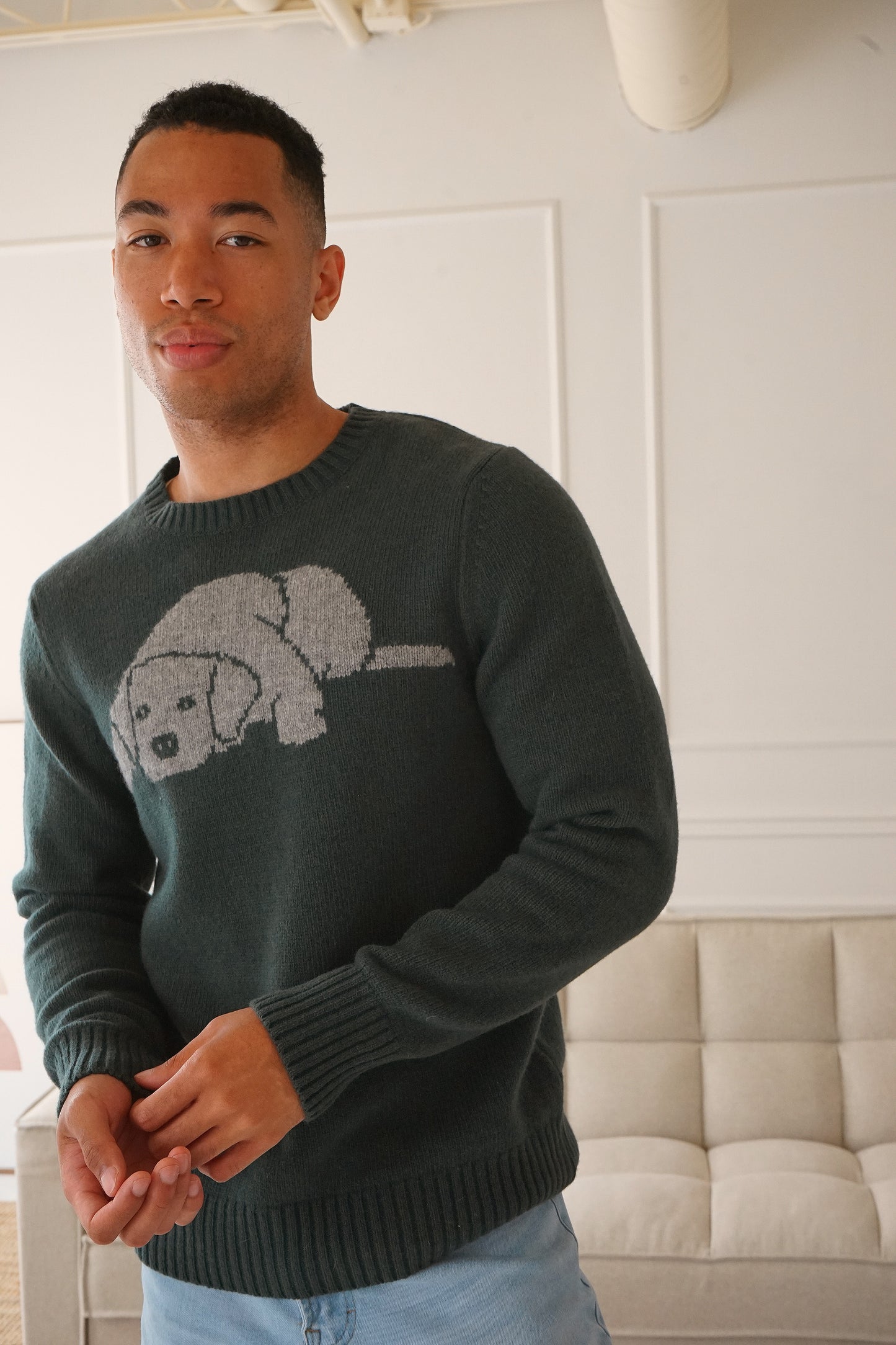Obi Forest Green Sweater
