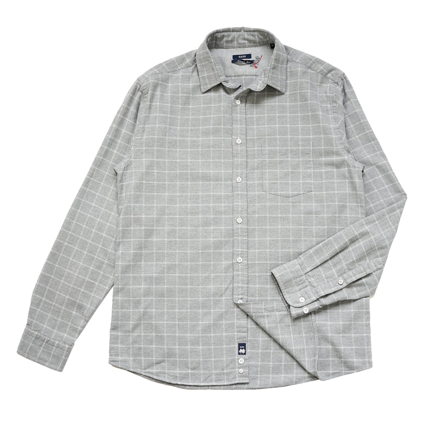 McKenzie Grey Checker Flannel