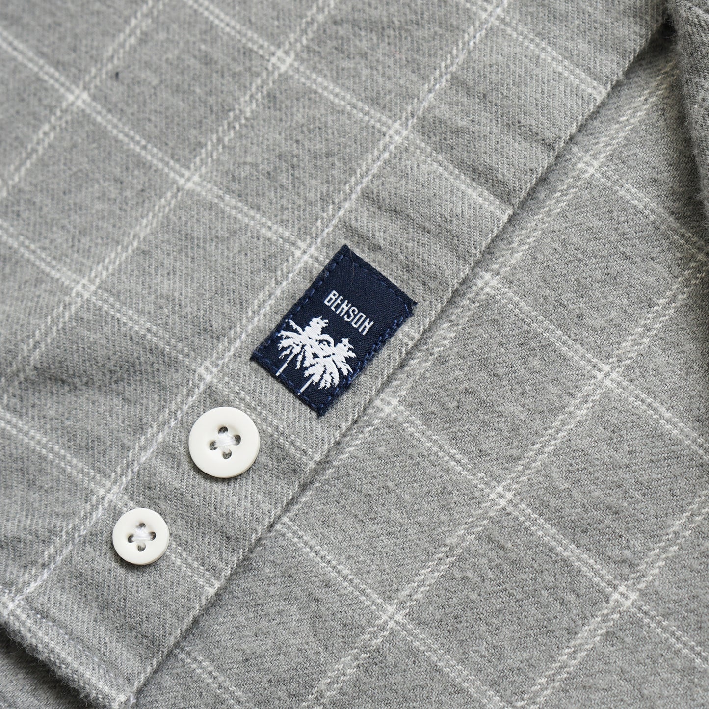 McKenzie Grey Checker Flannel