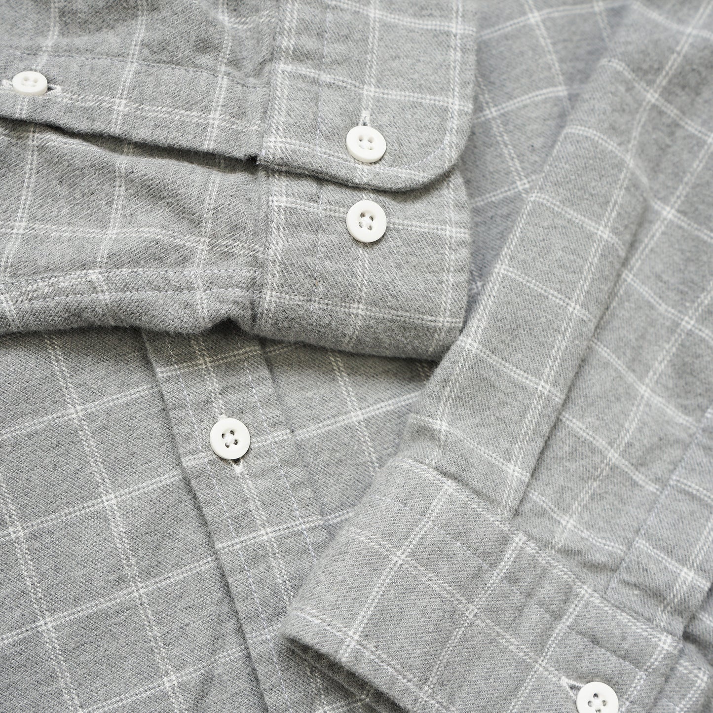 McKenzie Grey Checker Flannel
