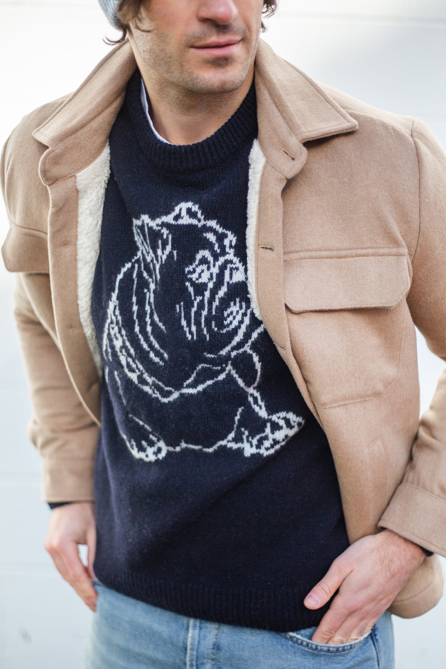 Ozarks Beige Sherpa Jacket