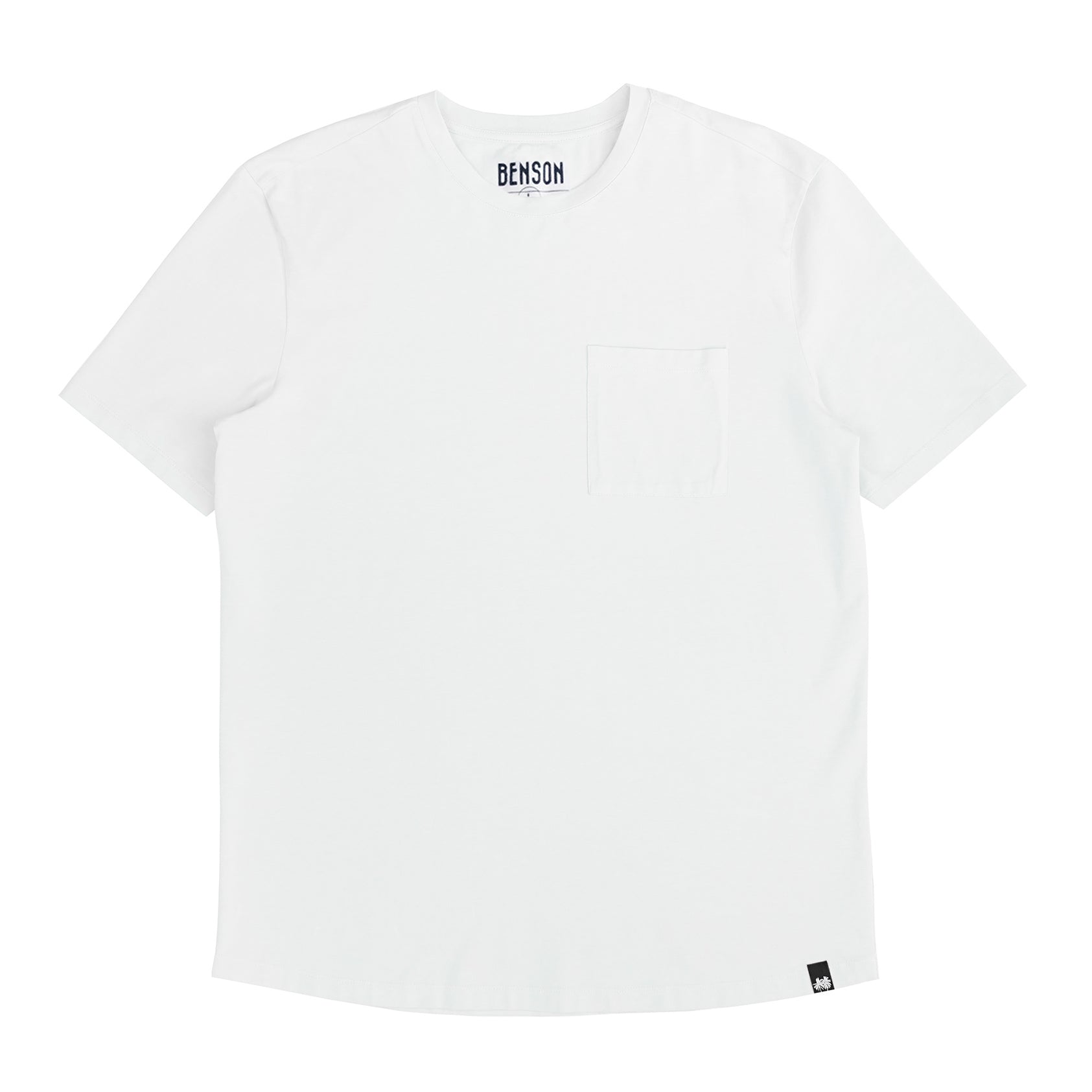Long Beach White Pocket Tee Benson Apparel