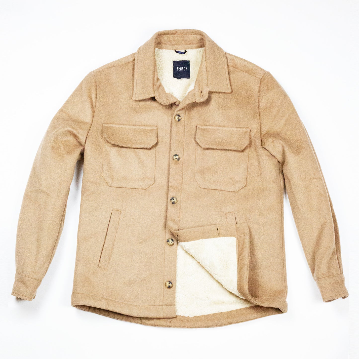 Ozarks Beige Sherpa Jacket