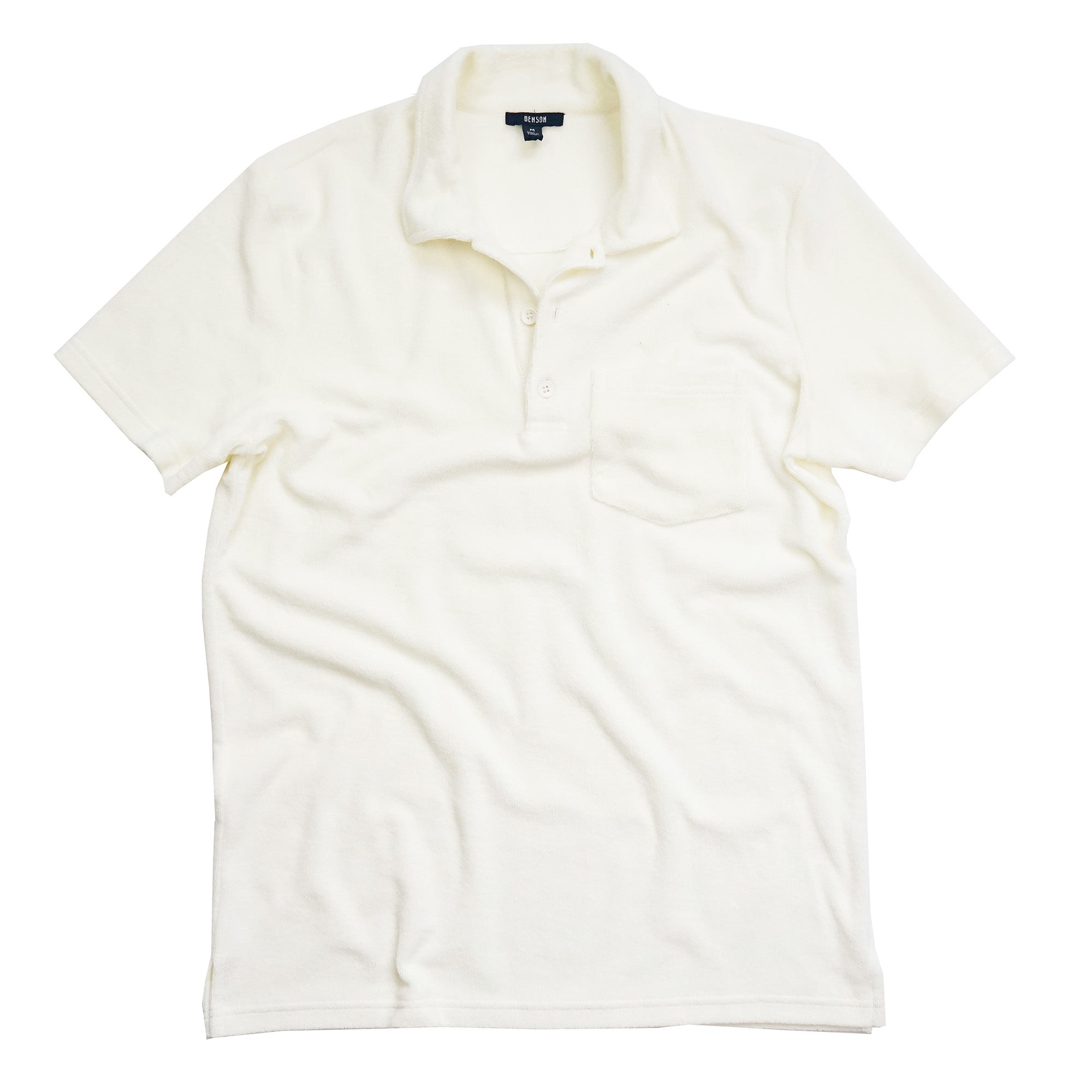 Hanlan Cream Terry Polo