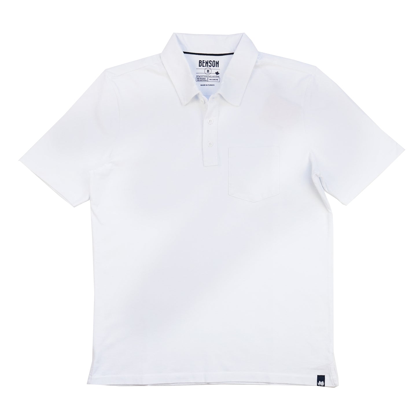 Yellowstone White Pique Polo