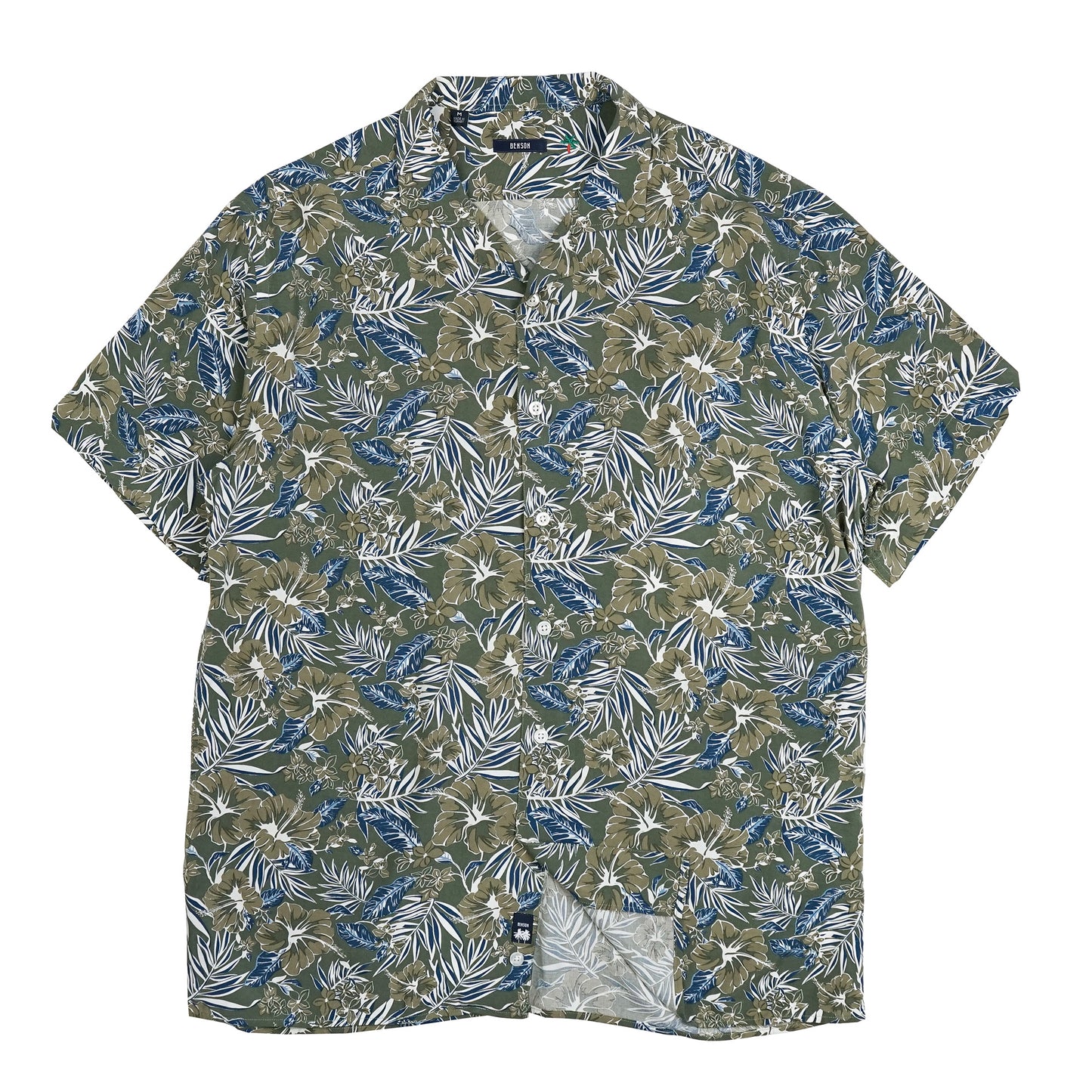 Rosseau Green Jungle Button Up