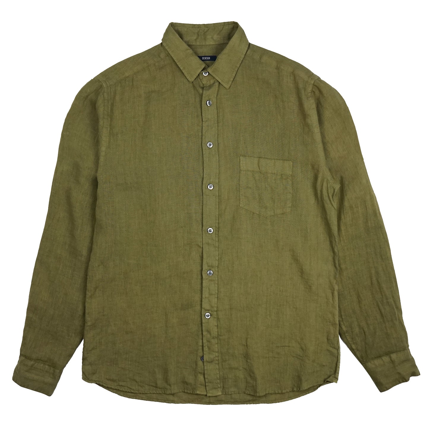 Miami Khaki Long Sleeve Linen
