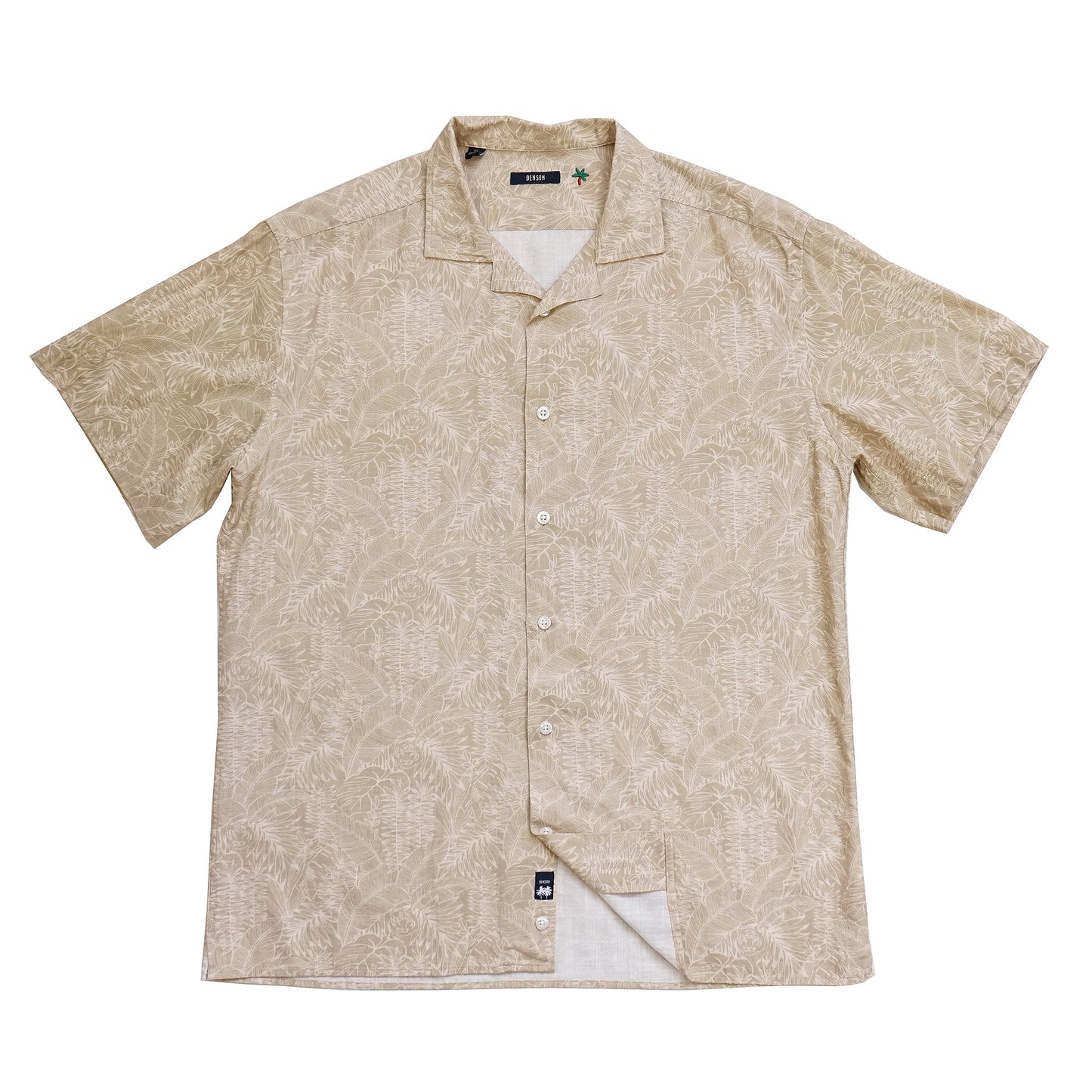 Malibu Beige Button Up