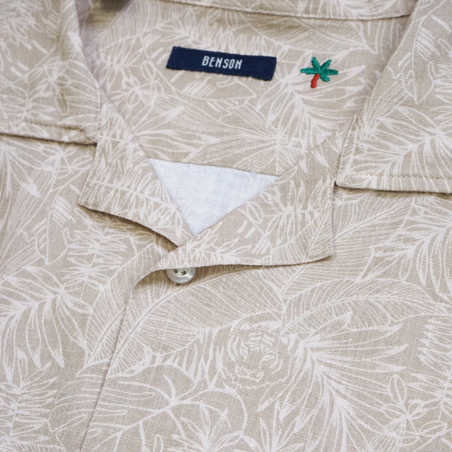 Malibu Beige Button Up