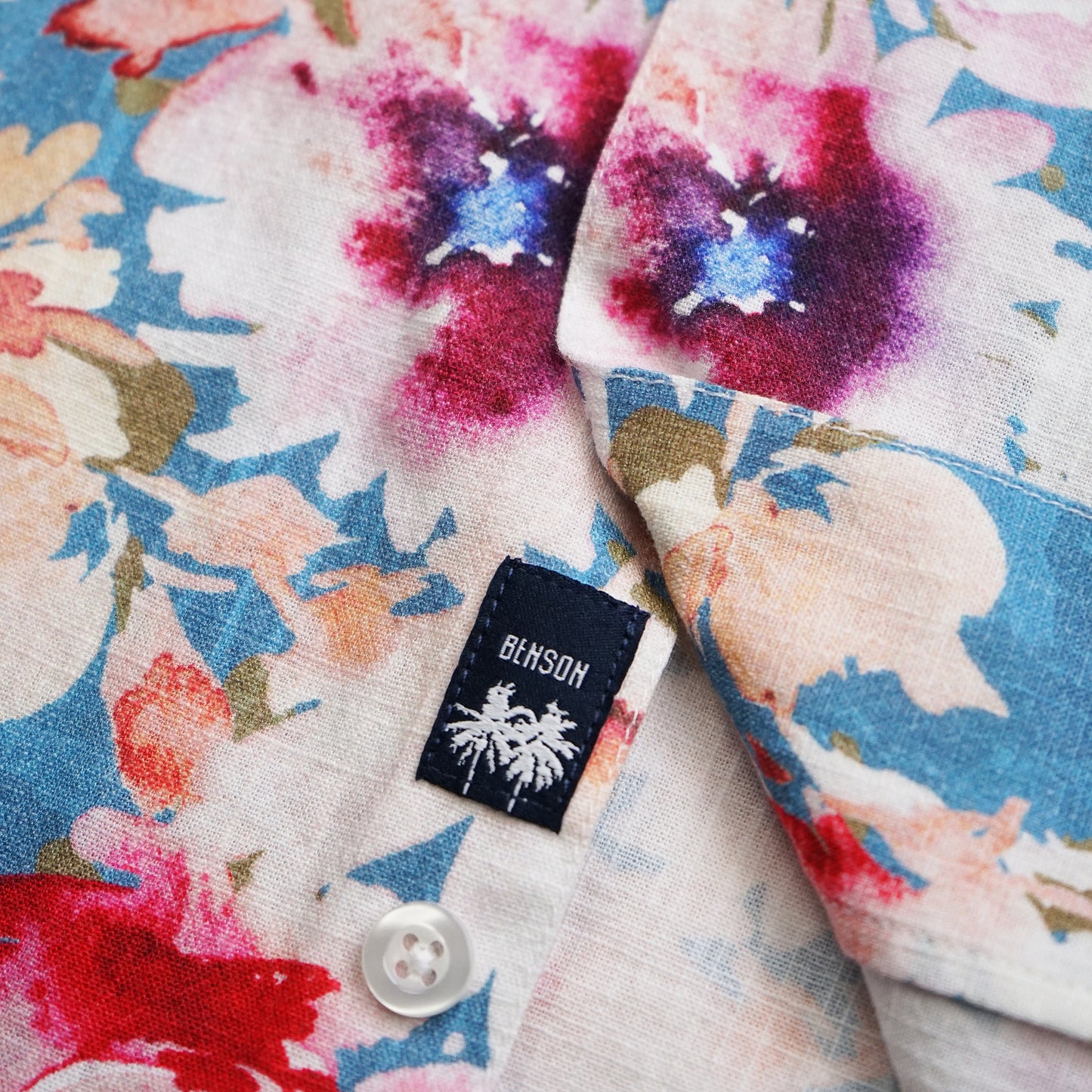 Malibu Multiflower Button Up