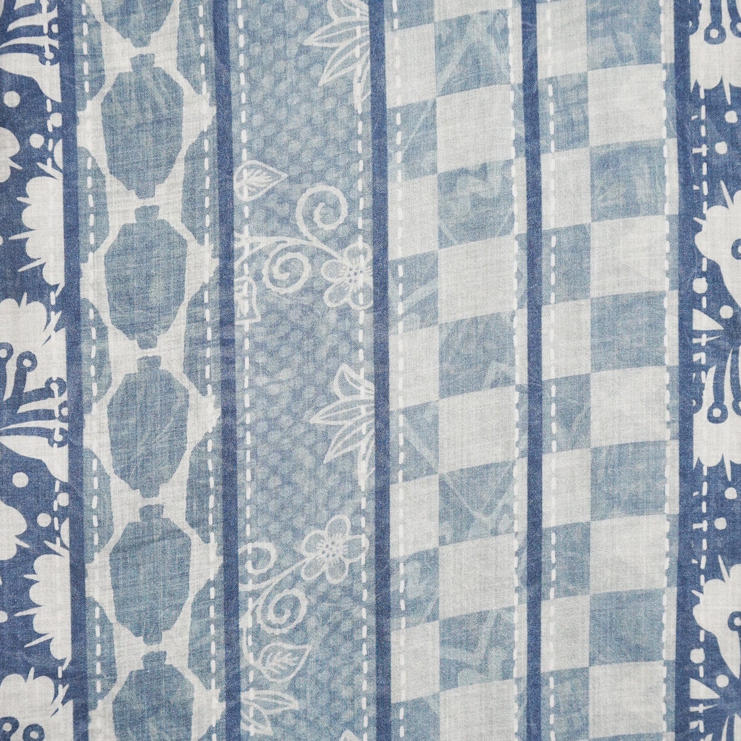Champlain Blue Pattern Button Up