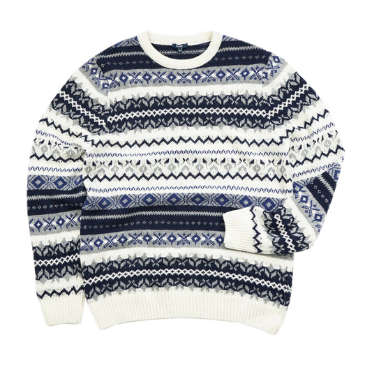 Chester Navy Fairisle Sweater