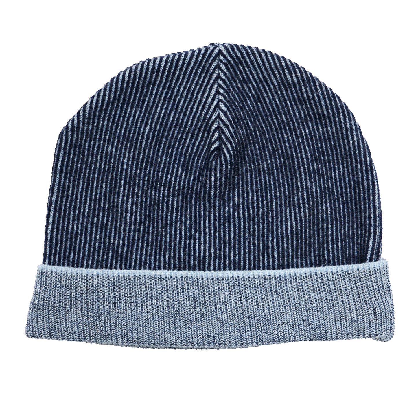 Ribbed Pale Blue Knit Toque