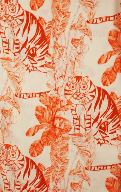 Rosseau Orange Tigers Printed Shirt