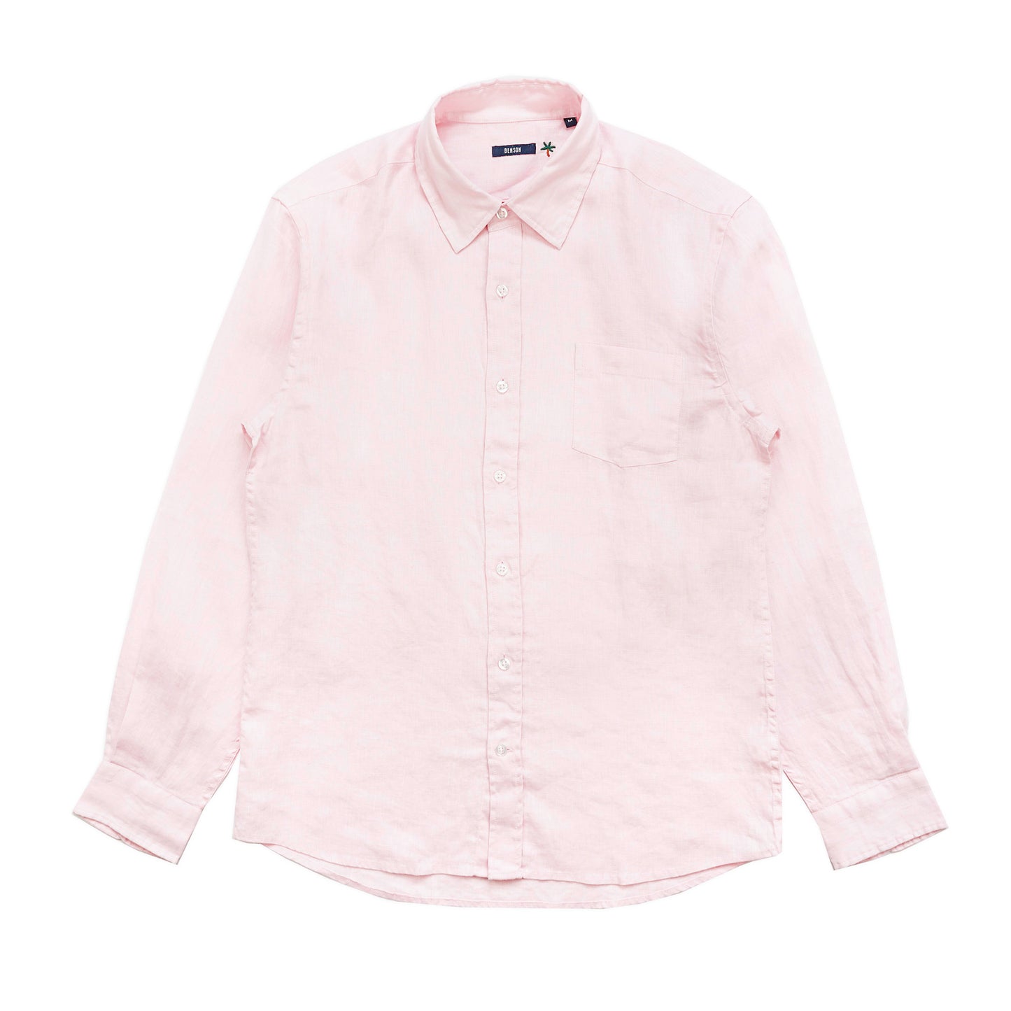Miami Pale Pink Long Sleeve Linen