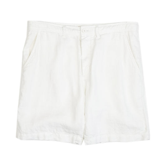Palm Springs White Linen Shorts