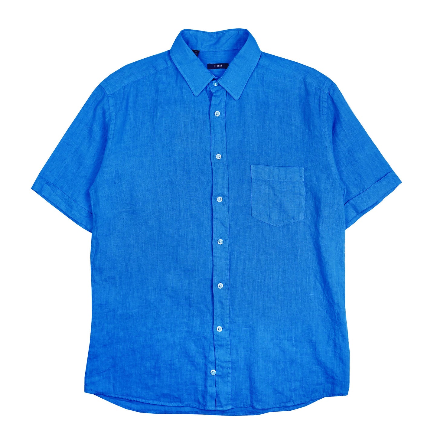 Miami Blue Lagoon Short Sleeve Linen