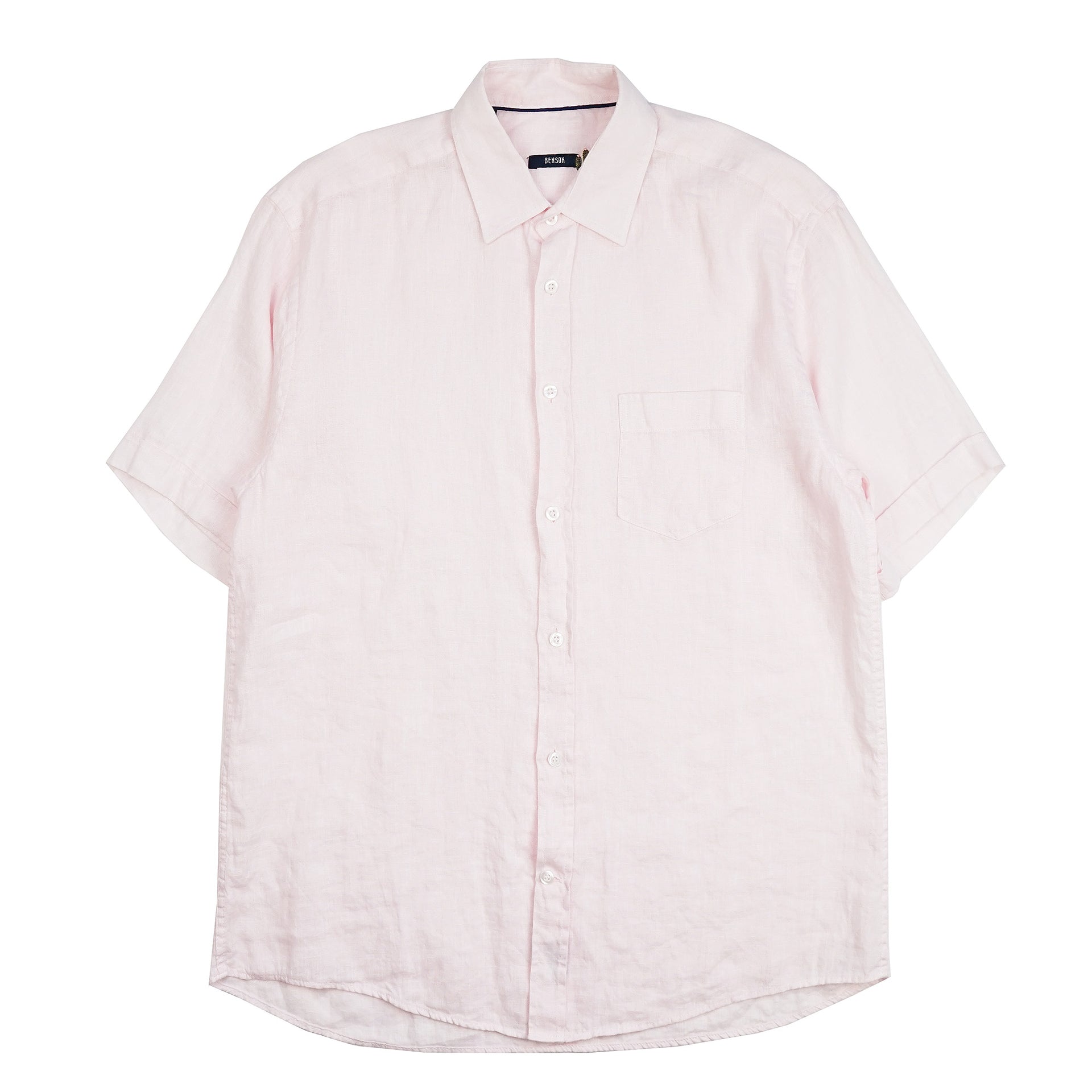 Miami Pale Pink Long Sleeve Linen – Benson Apparel