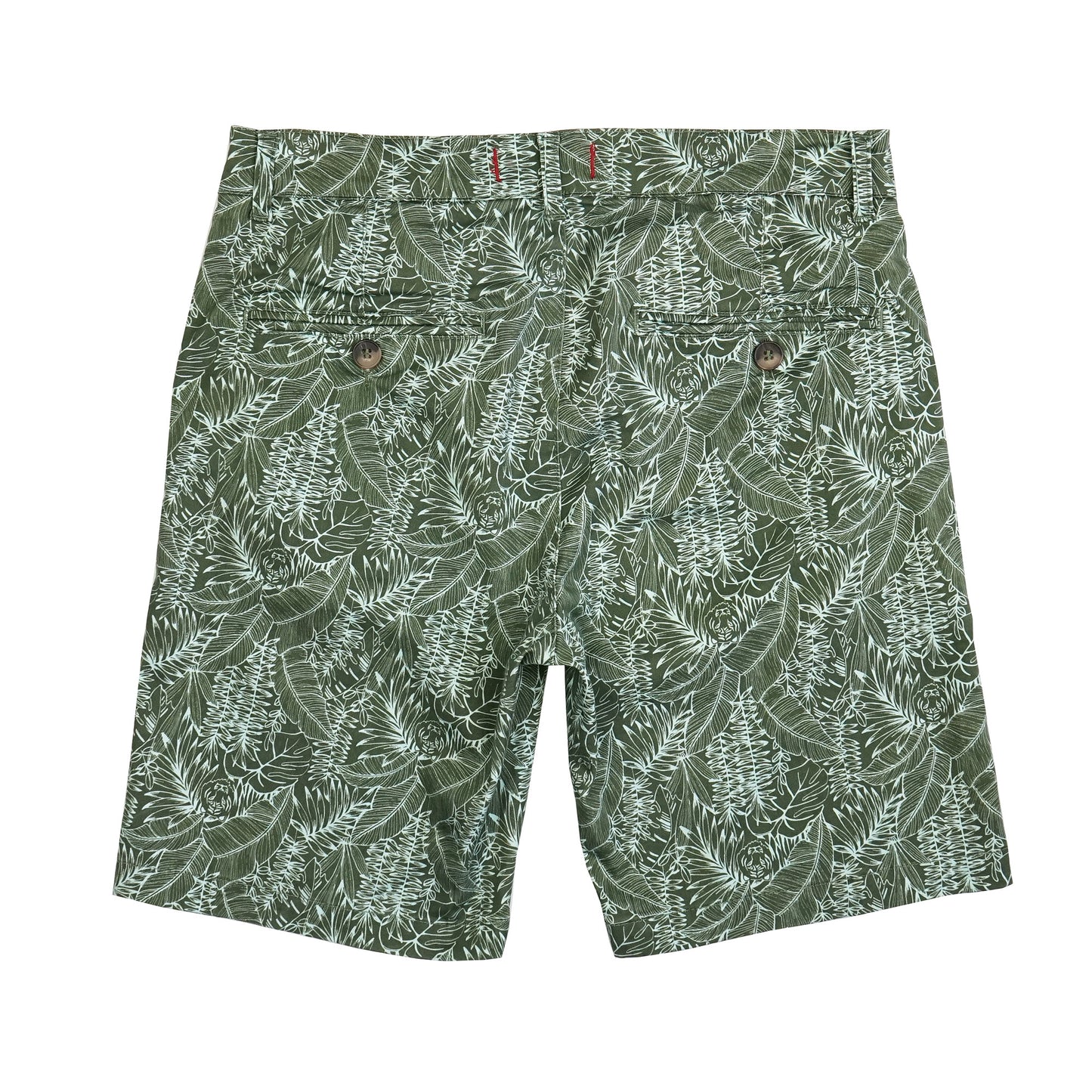 Knot Green Printed Chino Shorts